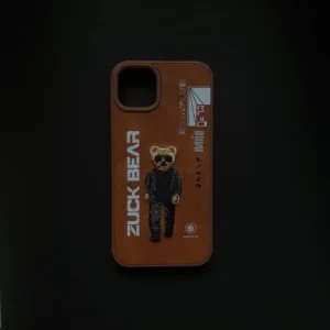 IPHONE 15 PLUS BROWN BACK COVER