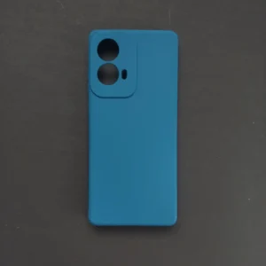 Motorola G85 Silicone (Blue) Back Cover