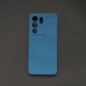 Vivo Y200 Blue Soft Silicone Case