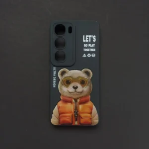 Vivo Y300 Cute Bear Silicone Case