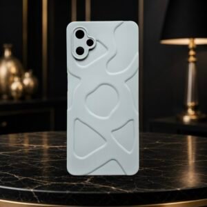 Samsung Galaxy F06 Texctered (Grey) Back Cover