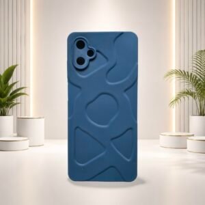 Samsung Galaxy F06 Texctered (Blue) Back Cover