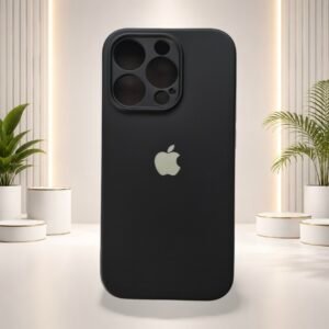 IPHONE 14 PRO SILICONE (BLACK) BACK COVER