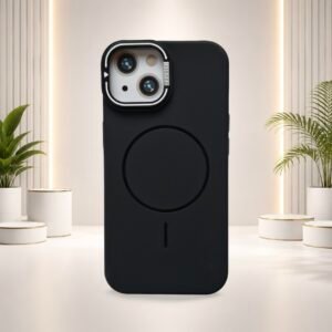 IPHONE 15 Black Magsafe Back Cover