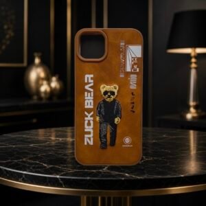 IPHONE 15 PLUS BROWN BACK COVER
