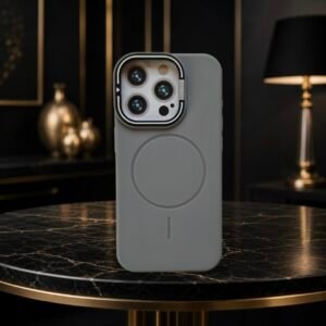 IPhone 15 Pro  Magsafe (Grey) Back Cover